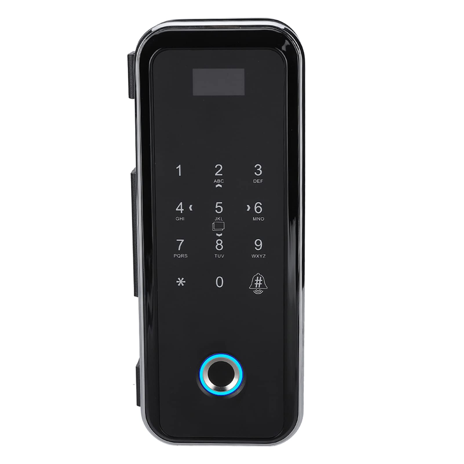 Smart Fingerprint Door Lock with Password & Remote Access - Real Person Voice Alarm & Doorbell Function for Home Security (Ideal for Apartments, Offices & Smart Homes)