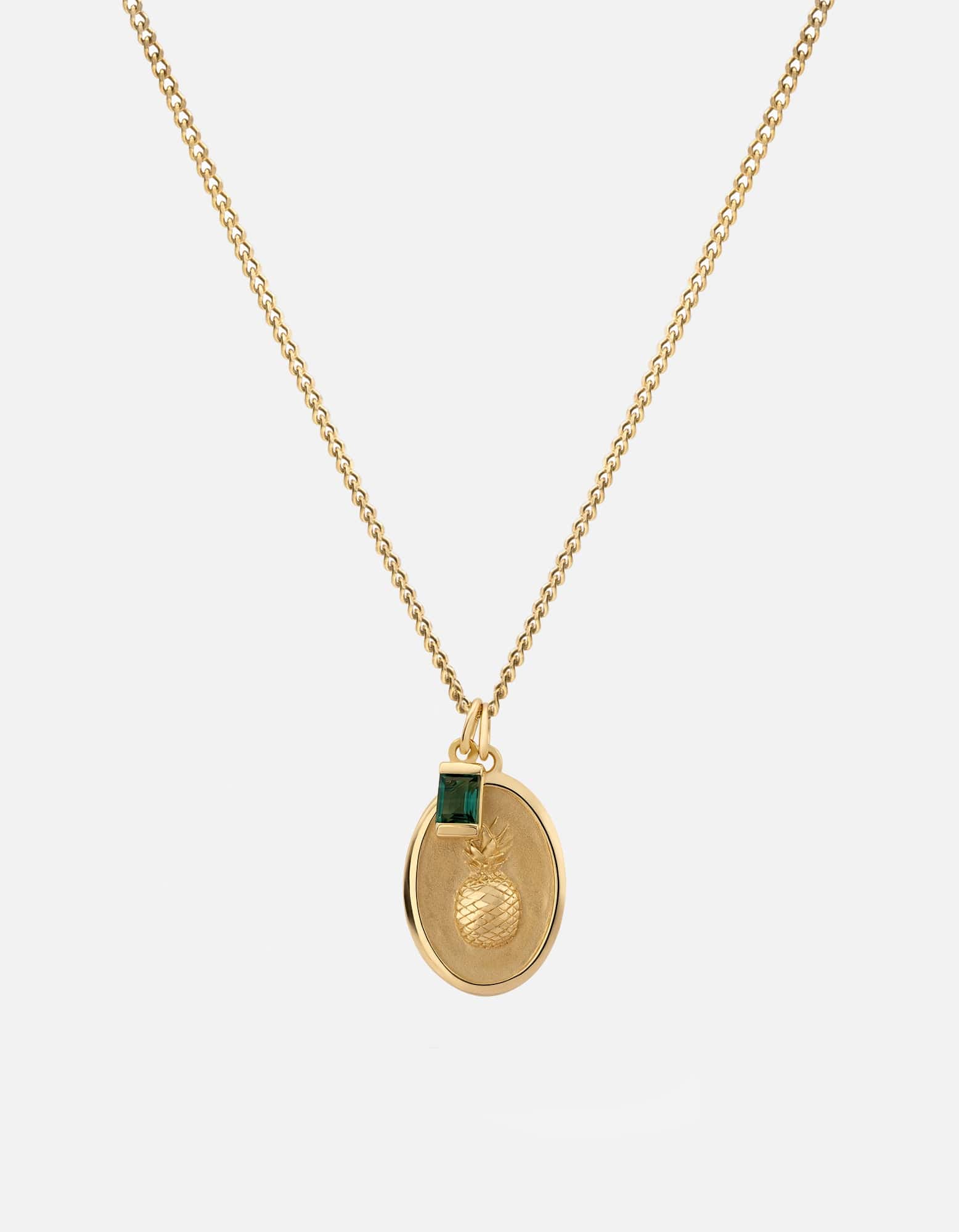 Pina Agate Necklace in Gold Vermeil - Elegant Gemstone Jewelry for Women, Perfect for Casual Wear & Special Occasions