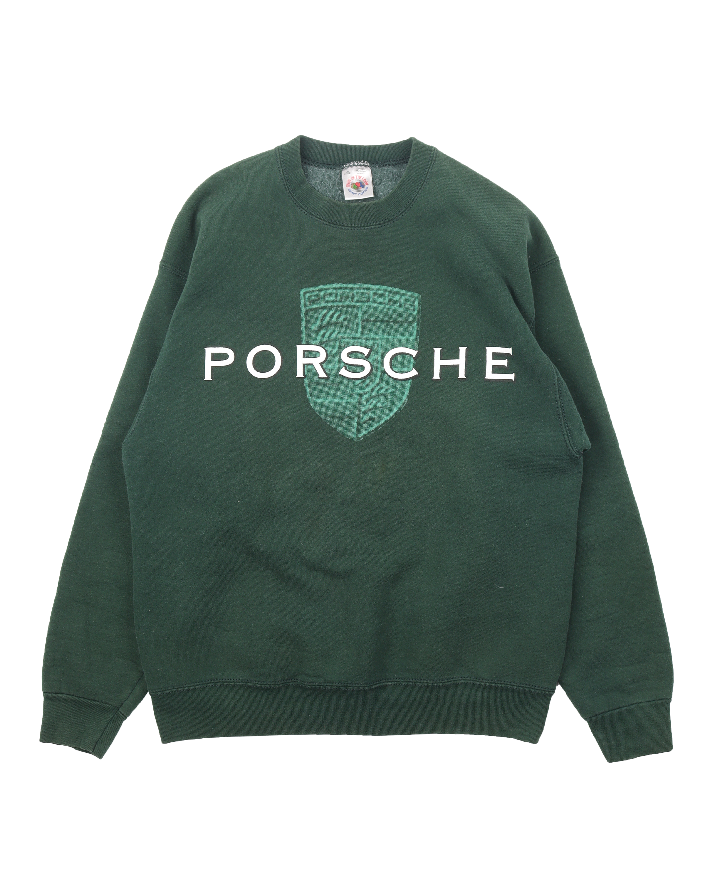 Vintage 1990s Porsche Logo Crewneck Sweatshirt for Men & Women | Retro Car Enthusiast Gift | Casual Streetwear & Lounge Wear