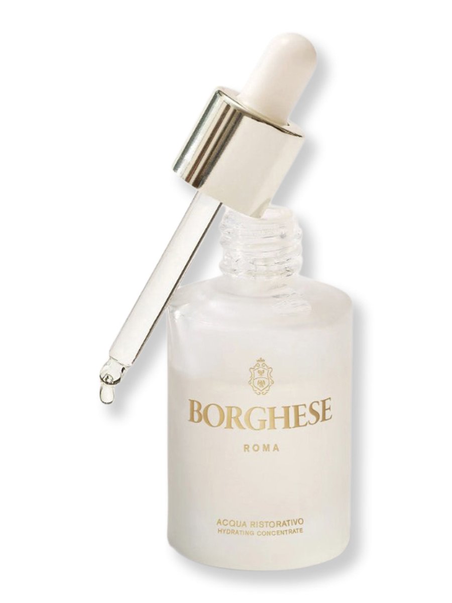 Borghese Acqua Ristorativo Hydrating Concentrate 1 fl oz - Moisturizing Facial Serum for Dry Skin | Day & Night Hydration Treatment for Glowing Complexion | Perfect for Travel Skincare Routine
