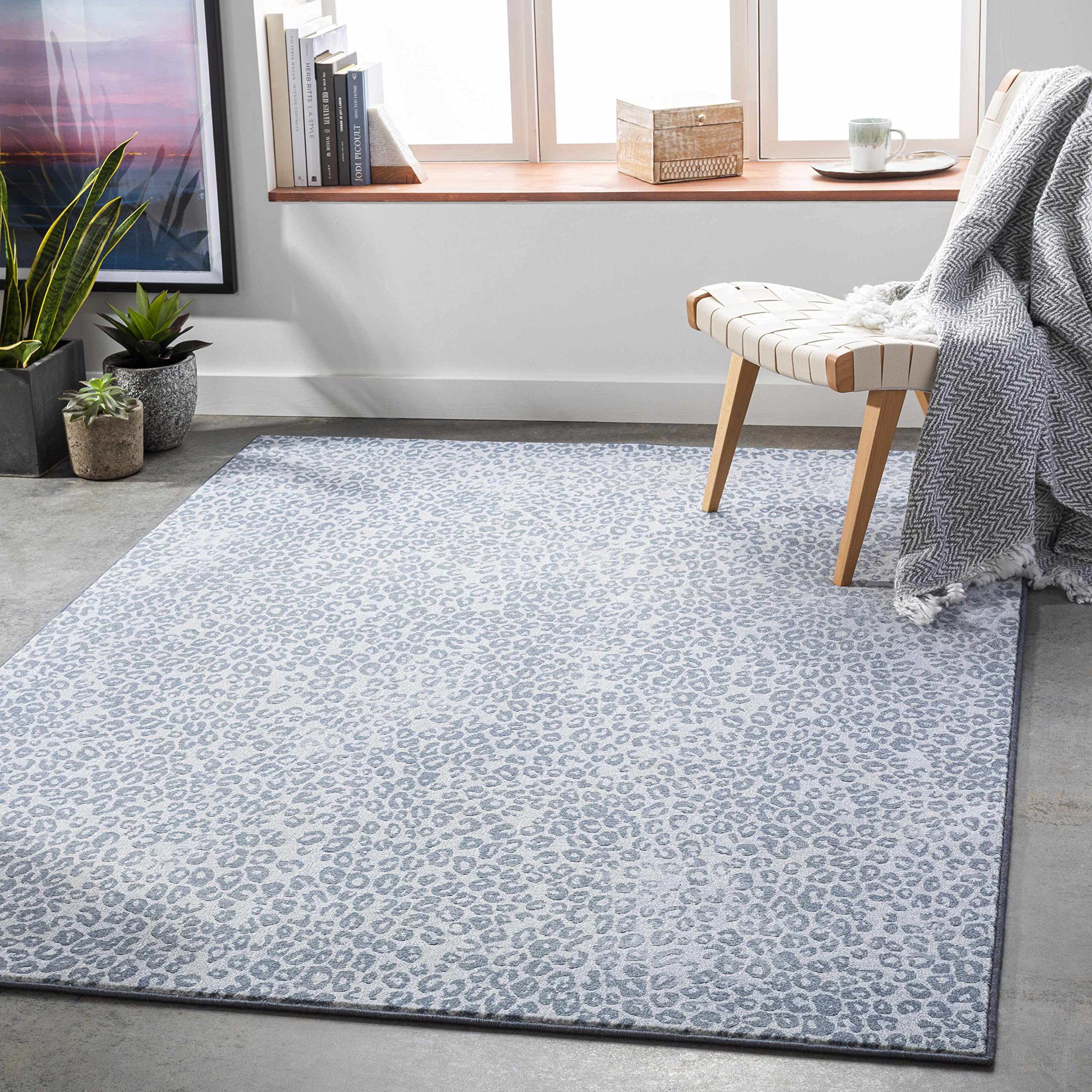 Leeswood 2.7' x 7.10' Soft Non-Slip Area Rug for Living Room Bedroom - Perfect for Home Decor & Cozy Floor Covering