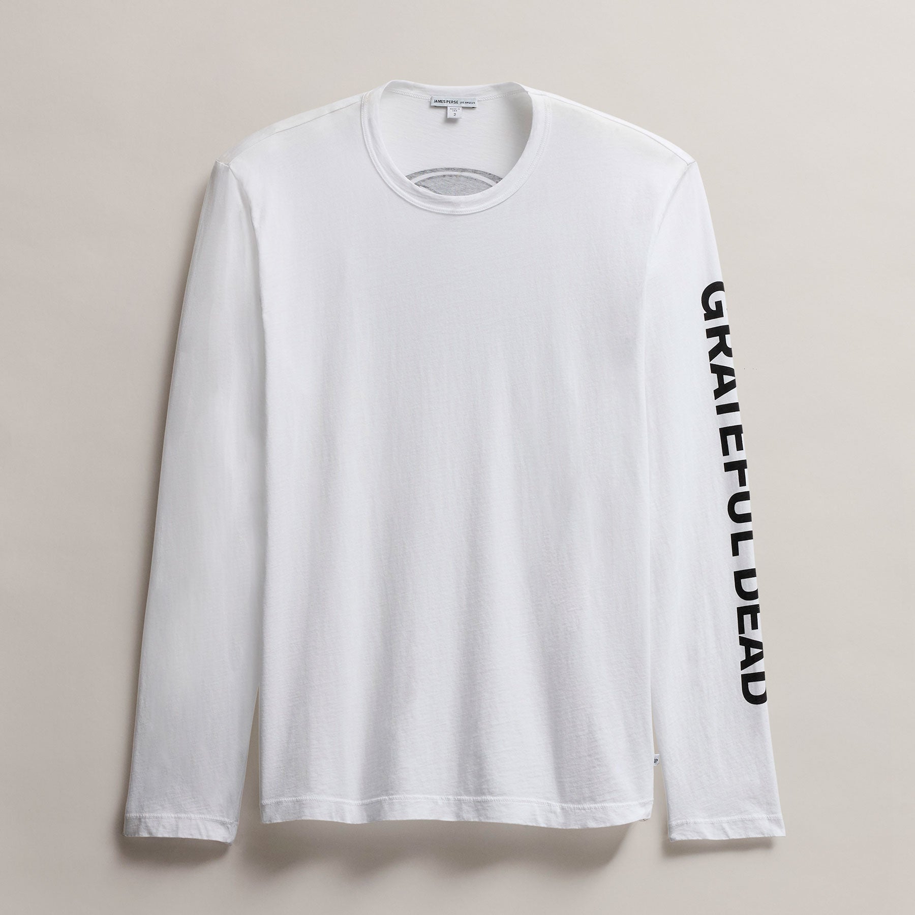 Grateful Dead Men's Long Sleeve T-Shirt - White & Black Graphic Tee for Casual Wear, Concerts, and Vintage Music Fans