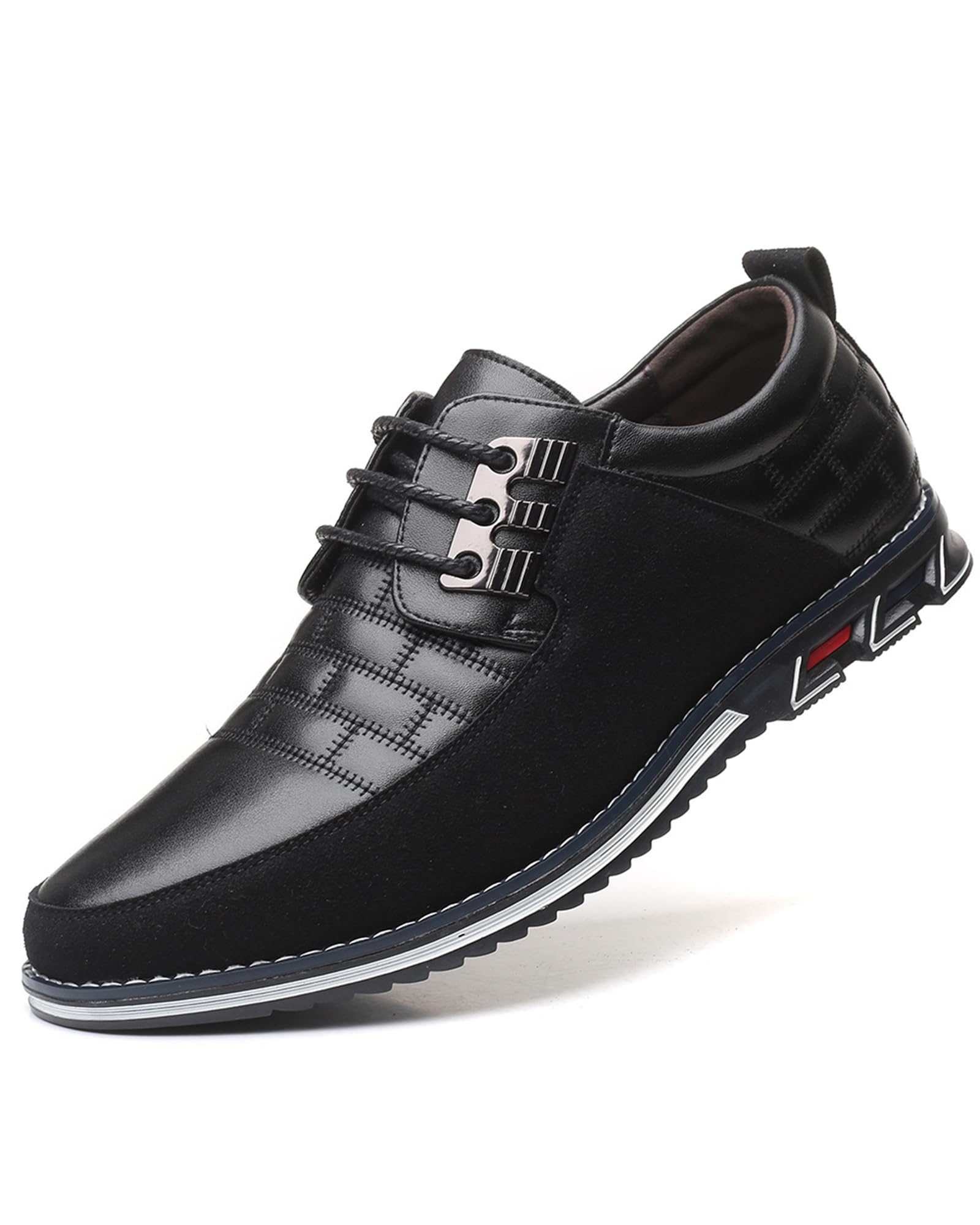 Premium Men's Oxford Derby Dress Shoes - Orthopedic Leather Business Shoes for Formal & Office Wear | Comfortable Lace-Up Walking & Driving Shoes for Professionals | Ideal for Weddings, Business Meetings & Daily Commute