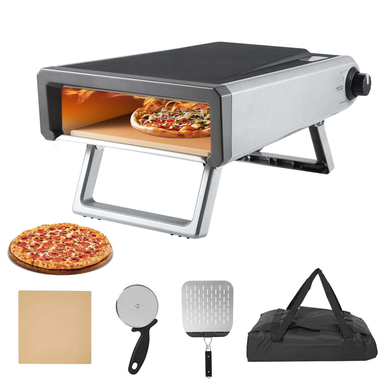 Best Outdoor Gas Pizza Oven - Portable Backyard Kitchen Pizza Maker for Patio, Camping & Tailgating | Perfect for Home, Restaurant & Outdoor Cooking