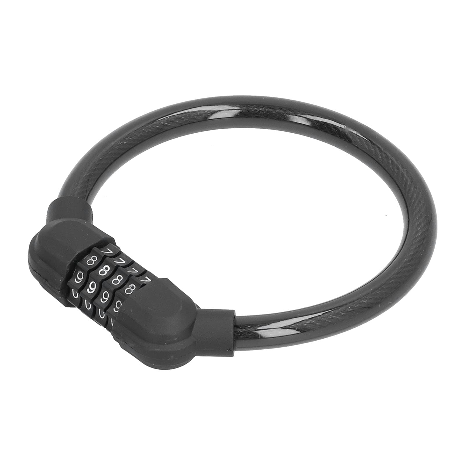 High Security Anti-Theft Bike Lock with Password Unlocking - Convenient Interlocking Function for Cyclists (Black) | Perfect for Urban Commuting, Bike Parking & Outdoor Cycling