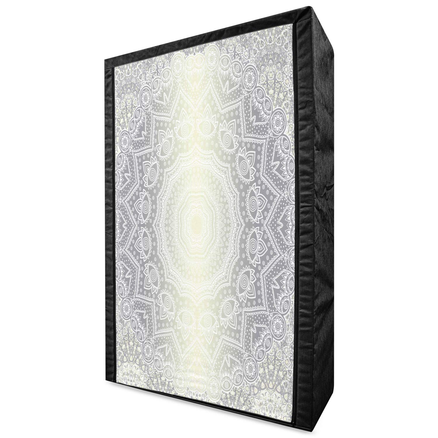Ambesonne Portable Fabric Wardrobe with Shelves - 42.5