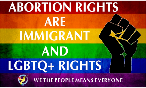 Rainbow Abortion Rights Flag 3'X5' - 100D Rough Tex® Durable Polyester - Perfect for Protests, Pride Events & LGBTQ+ Advocacy