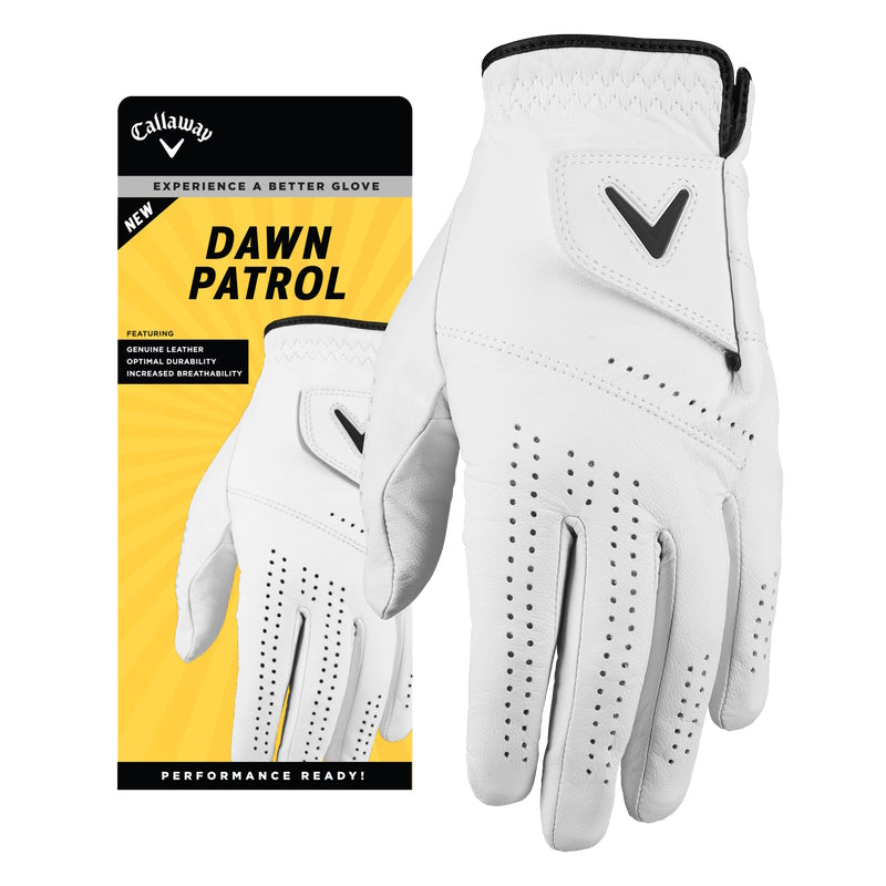 Callaway Women's Dawn Patrol Golf Glove - Premium Leather Golf Gloves for Women - Perfect for Practice & Tournament Play