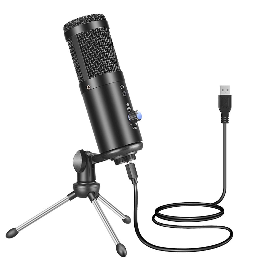 Professional USB Condenser Microphone for PC, Laptop - Studio Quality Recording, Streaming, Gaming & Karaoke - Perfect for Podcasts, YouTube Videos & Voiceovers