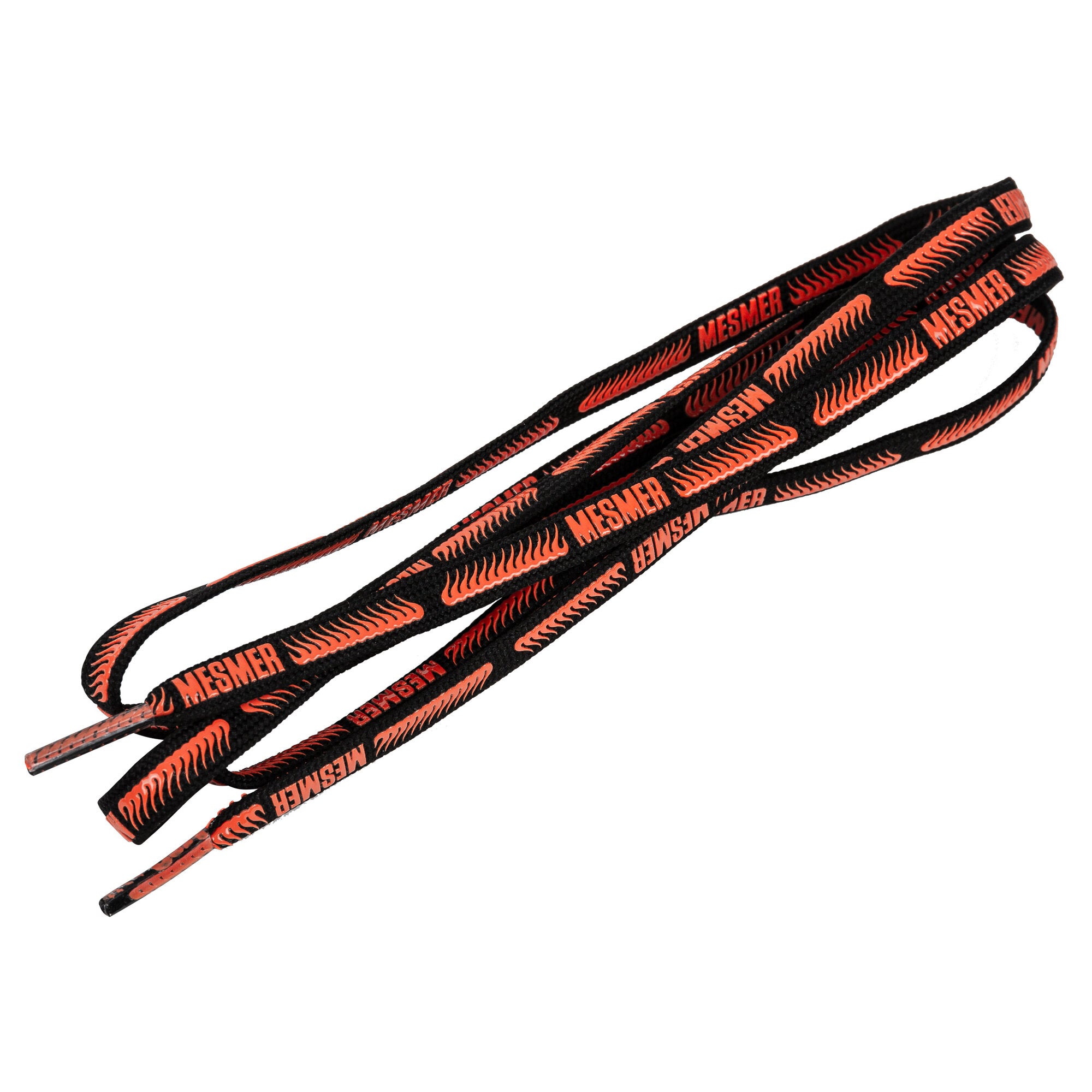 Mesmer Laces Flame Red - Premium Shoelaces for Sneakers & Athletic Shoes | Perfect for Running, Basketball & Casual Wear