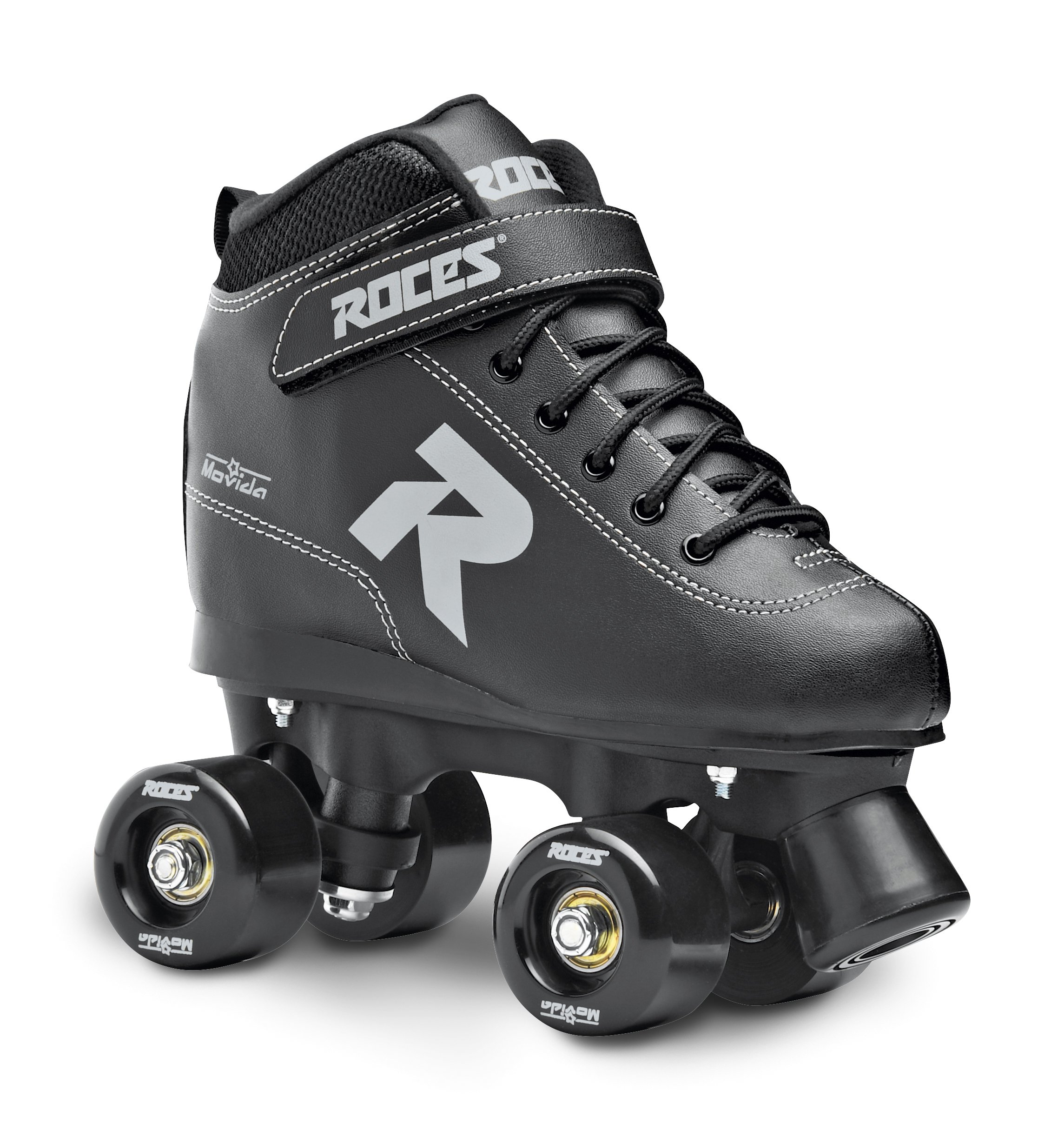 Roces Boys' Movida Adjustable Roller Skates for Street & Park - Lightweight Inline Skates for Kids Outdoor Sports & Fun Activities
