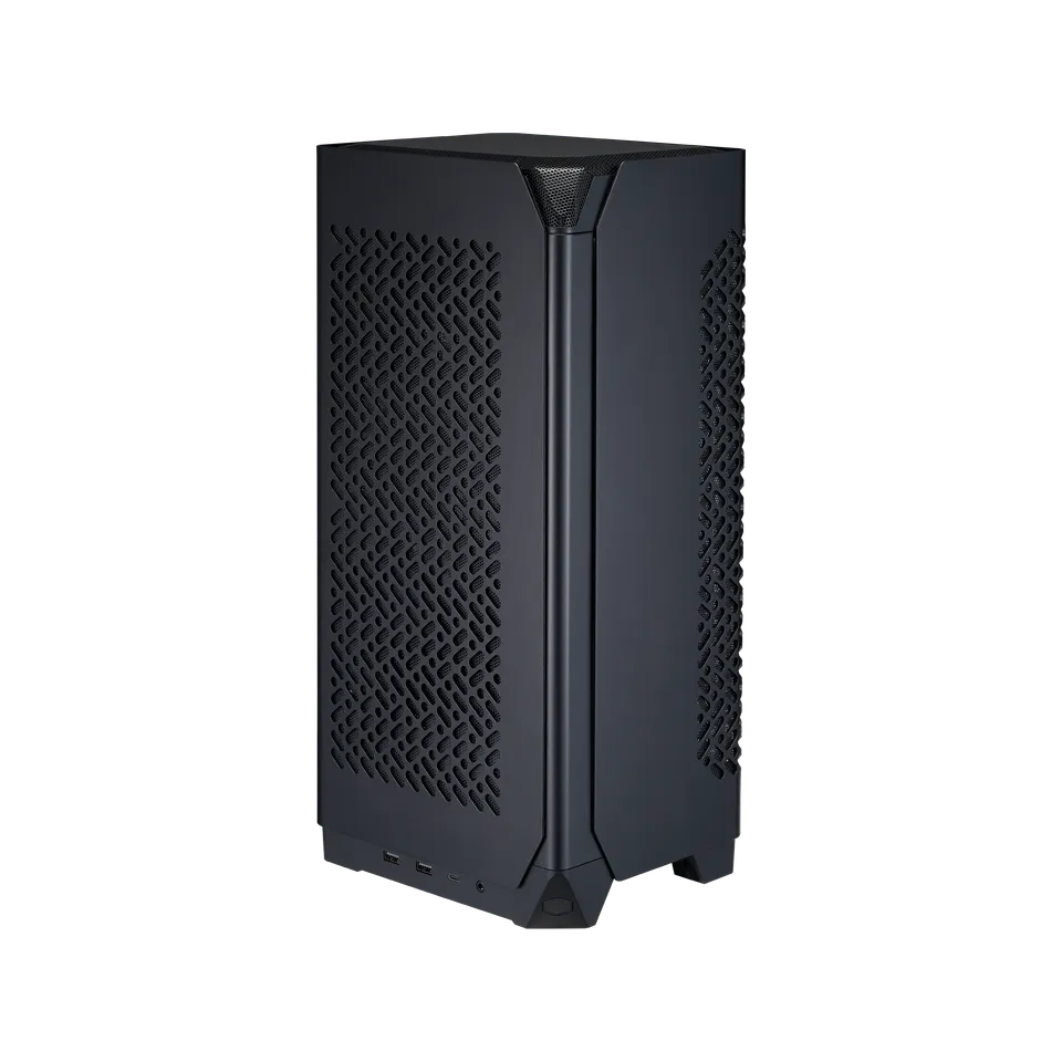 Cooler Master NCORE 100 Air Mini ITX PC Case - Compact Gaming & Home Office Computer Tower with Airflow Design for Small Spaces