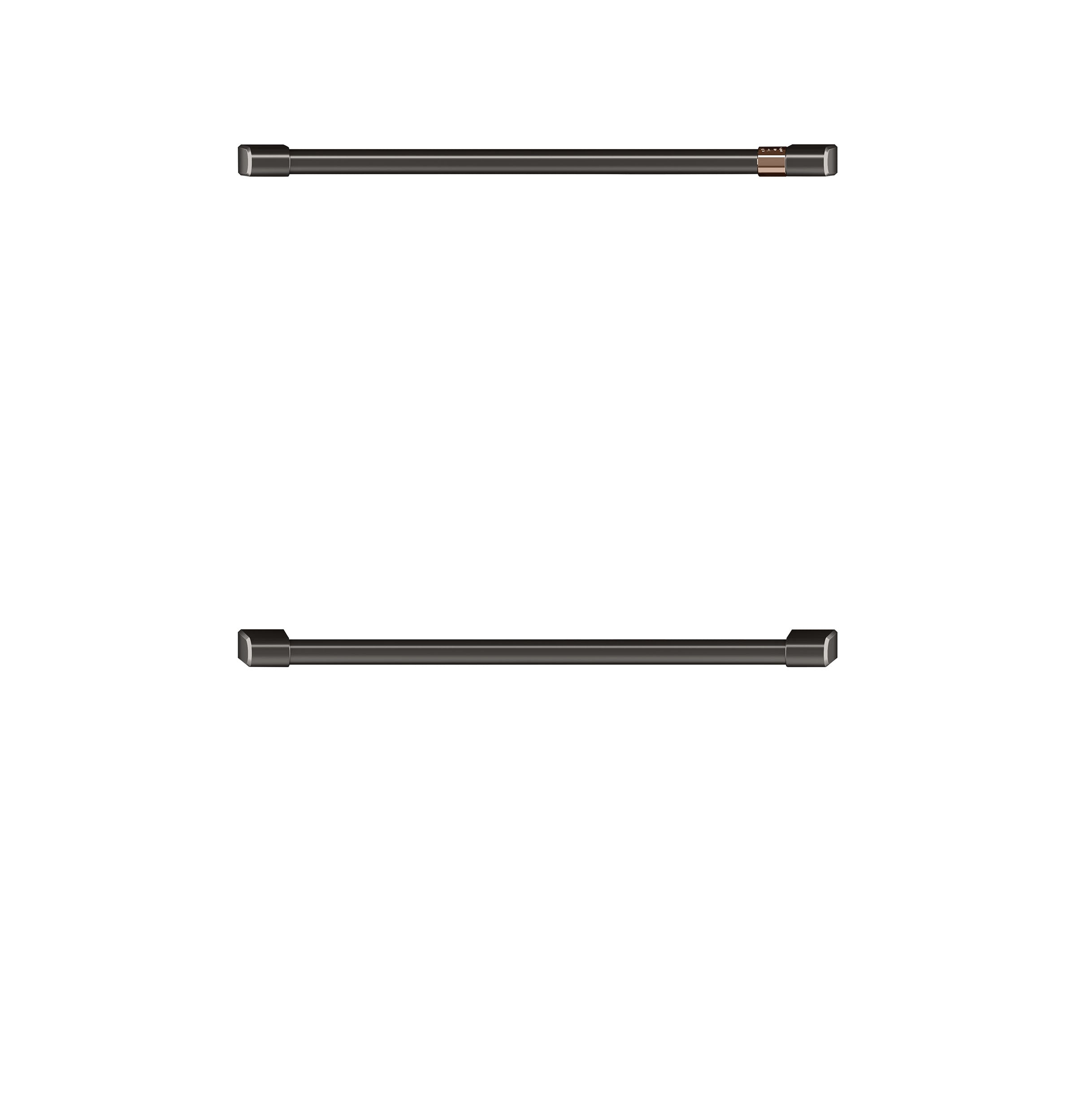 Brushed Black 2-Piece 30-Inch Wall Oven Handle Replacement - Café™ CXWD0H0PMBT - Perfect for Kitchen Remodeling & Appliance Upgrades