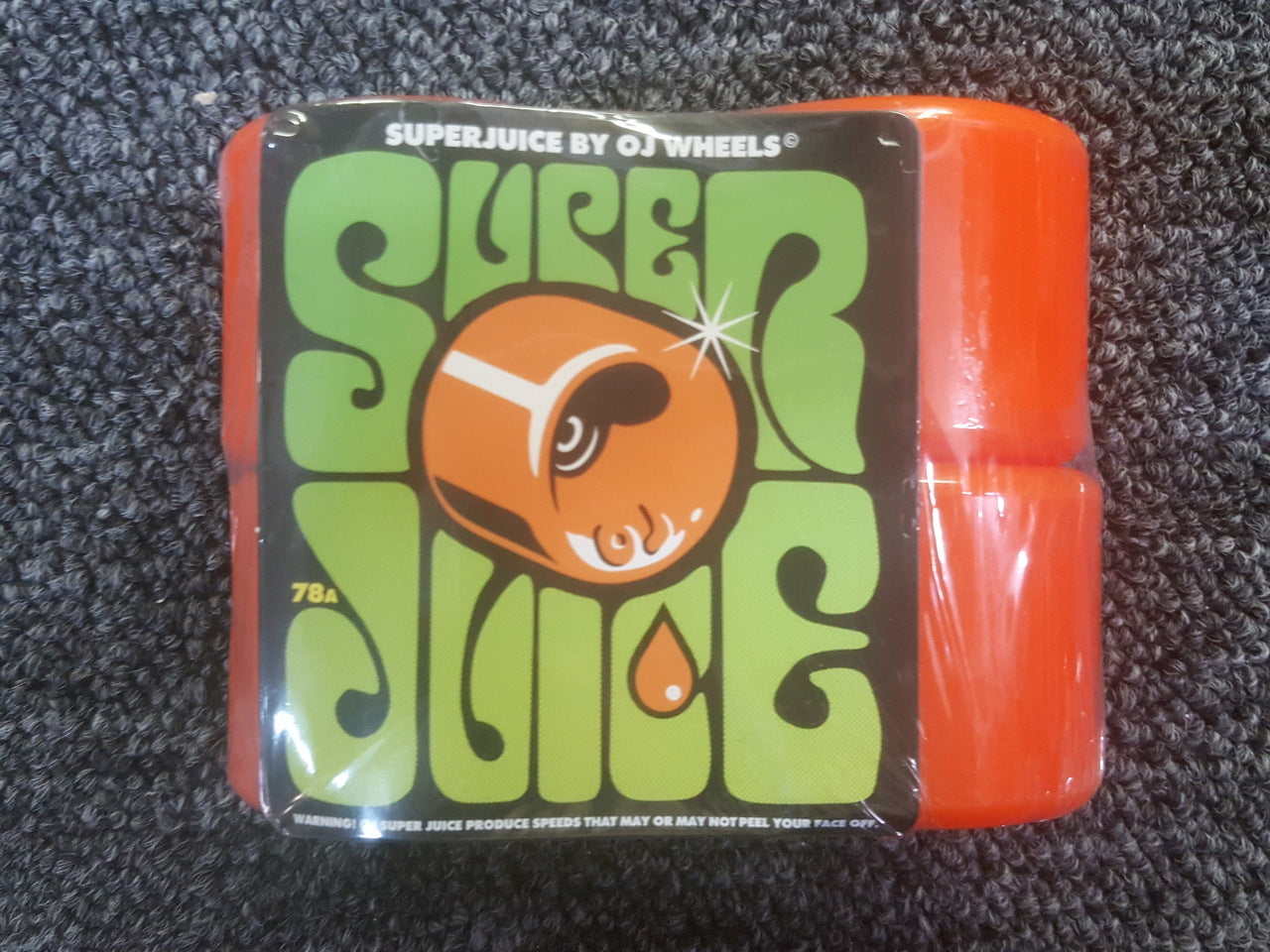 OJ III Super Juice Skateboard Wheels 60mm 78A Orange - Smooth Ride for Street Skating & Cruising