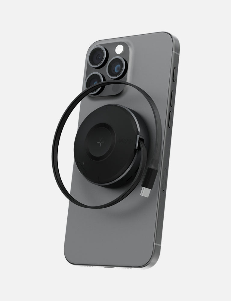 Magduo Arc - Premium Wireless Charging Stand for iPhone, Samsung & AirPods | Fast Qi-Certified Charger for Home, Office & Travel | Perfect for Nightstands, Desks & Car Use