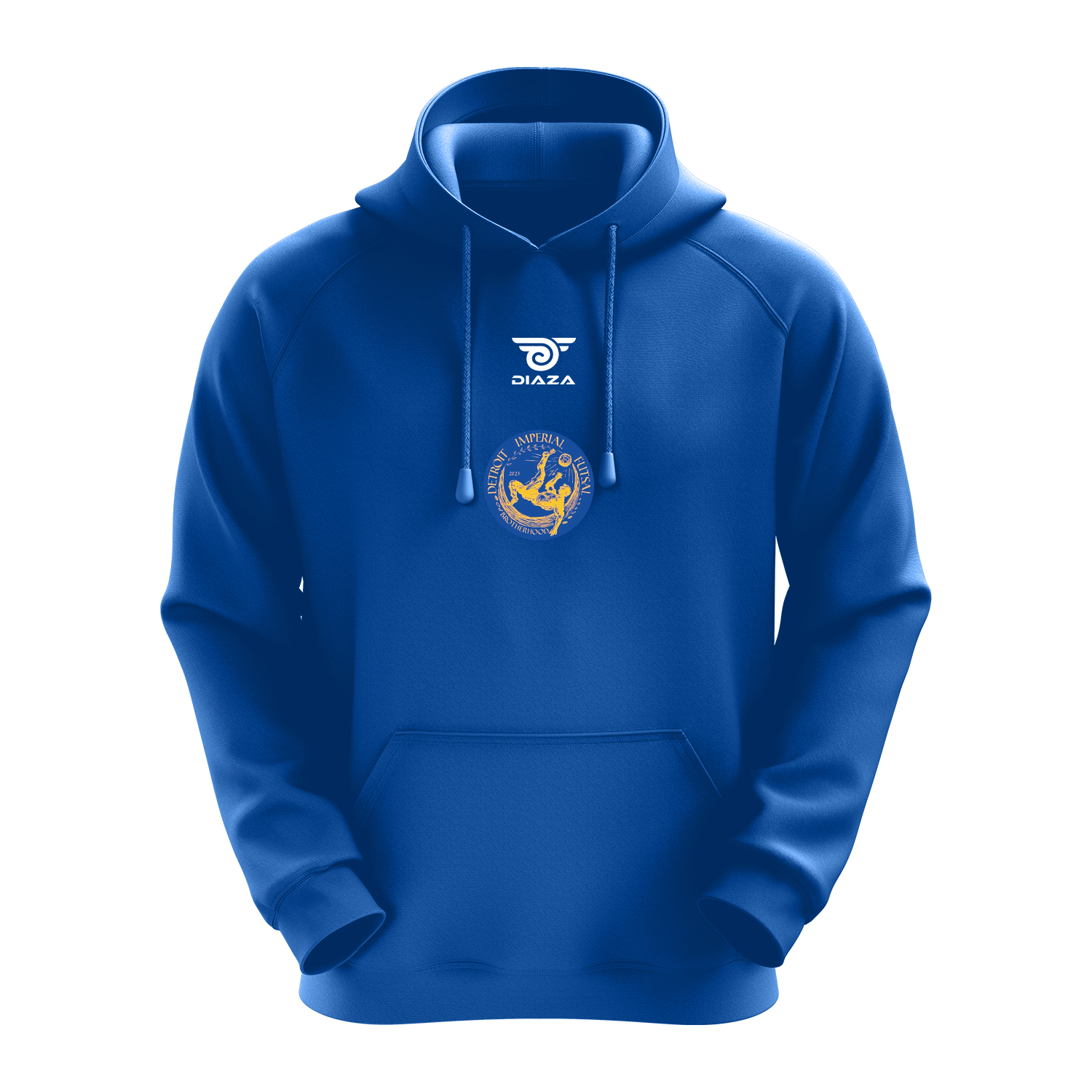 Detroit Futsal Adult Regular Hoodie - Men's & Women's Pullover Sweatshirt for Indoor Soccer Training & Casual Wear