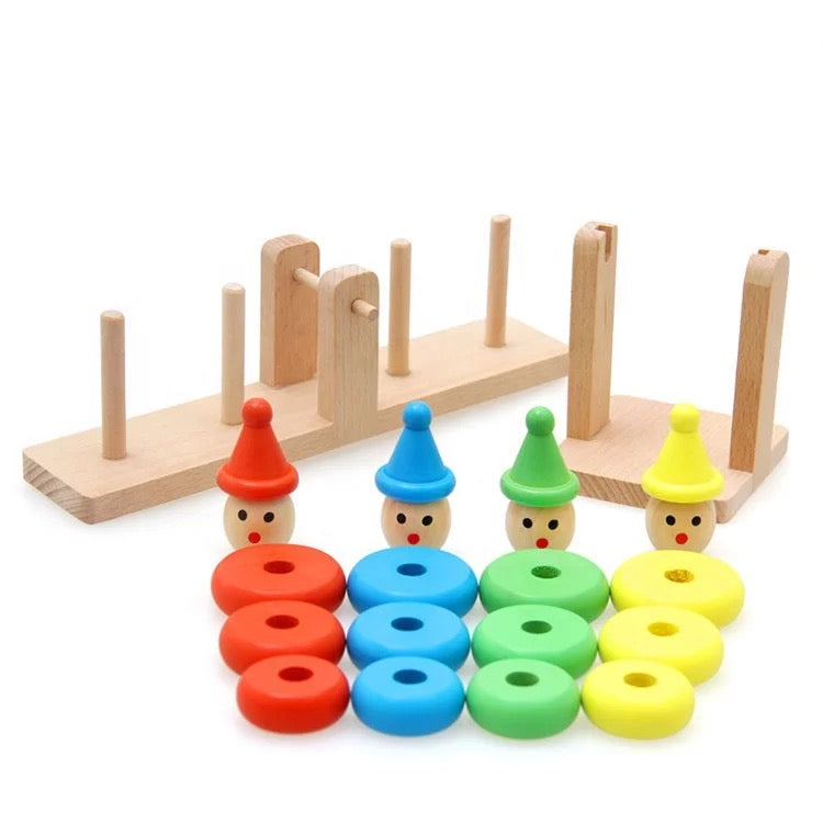 Balance Buddies Wooden Stacking & Balancing Game for Kids - Fun Educational STEM Toy for Toddlers & Preschoolers | Perfect for Indoor Play, Birthday Gifts & Classroom Activities