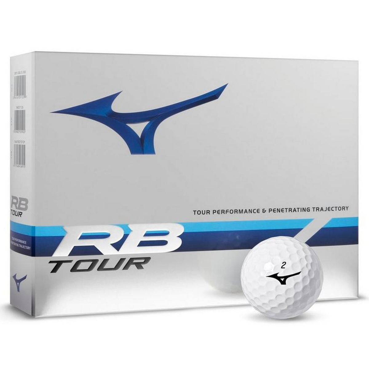 Mizuno RB Tour Golf Balls - Premium Performance Golf Balls for Low Spin & Long Distance - Perfect for Tournament Play & Practice Sessions