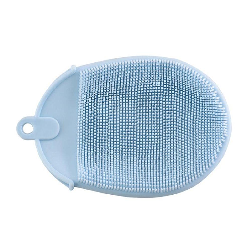 Silicone Dishwashing Brush Glove - Vegetable & Fruit Scrubber, Kitchen Cleaning Tool for Washing Dishes, Pots, and Produce - Perfect for Home, Restaurant, and Camping Use