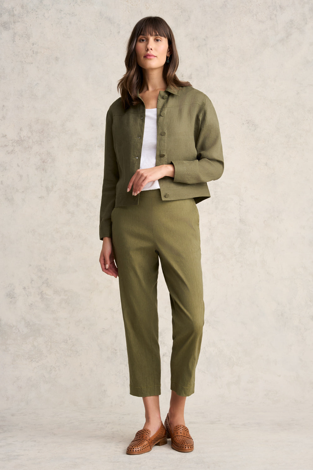 Timeless Linen Jacket for Men & Women - Lightweight Khaki Summer Blazer - Perfect for Casual Outings, Beach Weddings & Office Wear