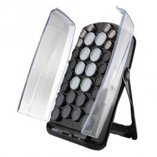 BaBylissPRO Extrovert Multi-Size Hot Roller Set - 30 Piece Professional Hair Styling Kit for Salon-Quality Curls & Waves at Home - Perfect for Parties, Weddings & Everyday Styling