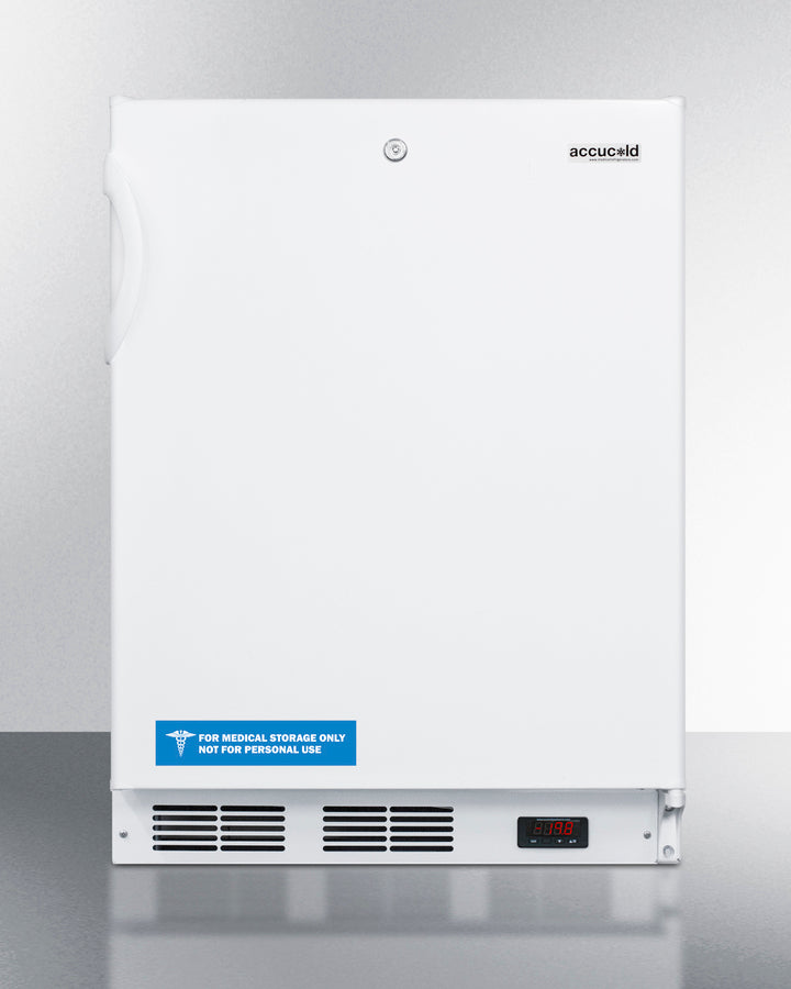 Accucold 24-Inch Wide ADA Compliant All Freezer - VT65ML7ADA | Commercial & Medical Refrigeration for Restaurants, Labs & ADA Facilities