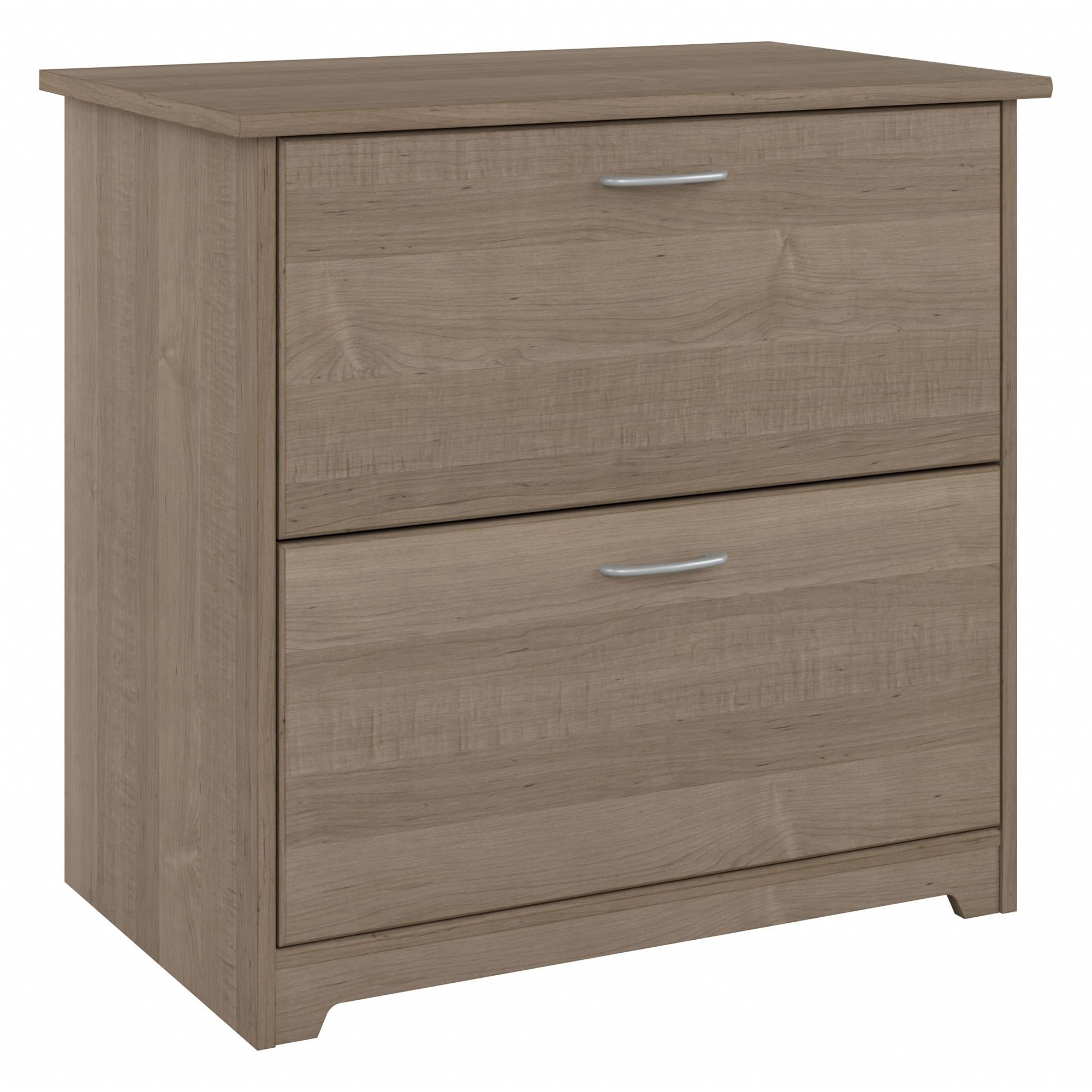 Bush Furniture Cabot 2-Drawer Lateral File Cabinet - Ash Gray Home Office Storage for Letter, Legal & A4 Size Documents | Perfect for Home Office Organization & Document Filing