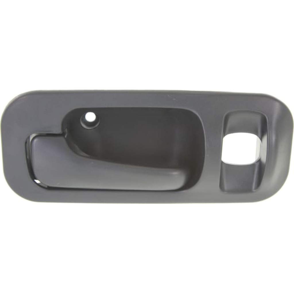 Honda Civic Interior Door Handle Rear Driver Side Textured Black (1992-1995) - Compatible with EX/DX/LX Models | Includes Door Lock Hole | Perfect for Car Restoration & DIY Auto Repair