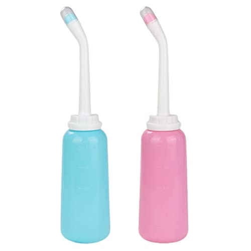 Healifty 2Pcs Portable Vaginal Douche Cleaner Kit - Reusable Feminine Hygiene Wash System for Women, Perfect for Postpartum Care & Intimate Cleansing at Home or Travel
