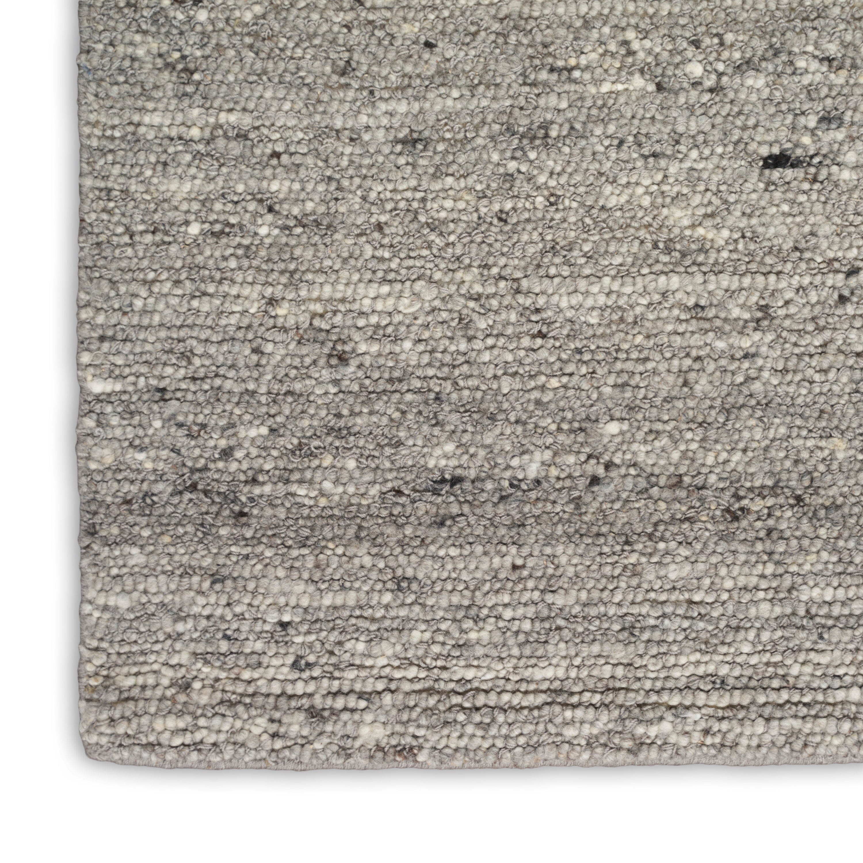 Nourison Alanna 2' x 3' Grey Farmhouse Indoor Area Rug - Soft Non-Slip Living Room Carpet for Bedroom, Entryway & Home Decor