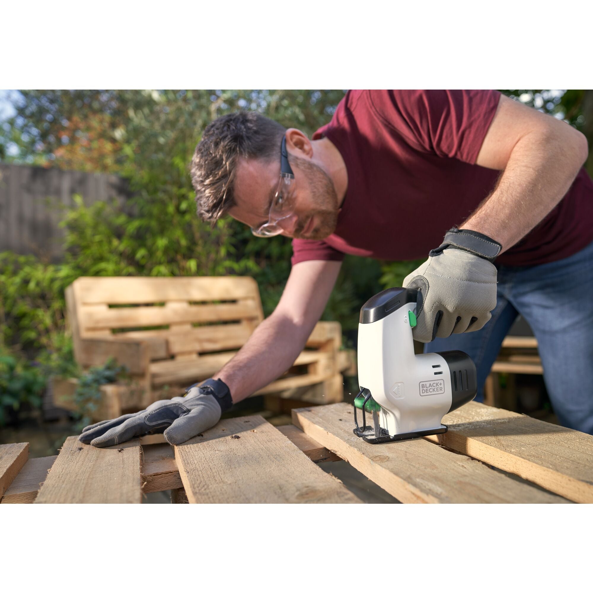 Reviva™ 12V MAX* Cordless Jig Saw - Powerful Lithium-Ion Battery Powered Handheld Saw for Wood Cutting, DIY Projects & Home Improvement - Perfect for Carpenters, Woodworkers & DIY Enthusiasts