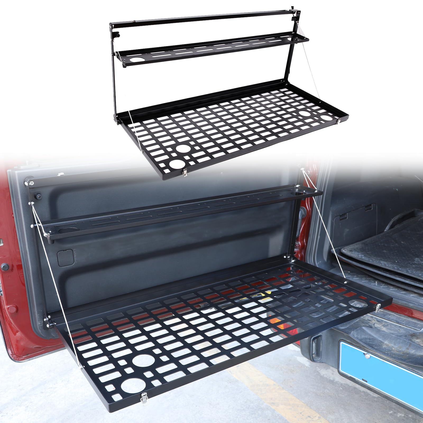 Toyota FJ Cruiser Center Console Organizer 2007-2021 - Side Outlet Storage Bag & Trunk Storage Box for Car Accessories - Perfect for Road Trips, Camping & Off-Road Adventures