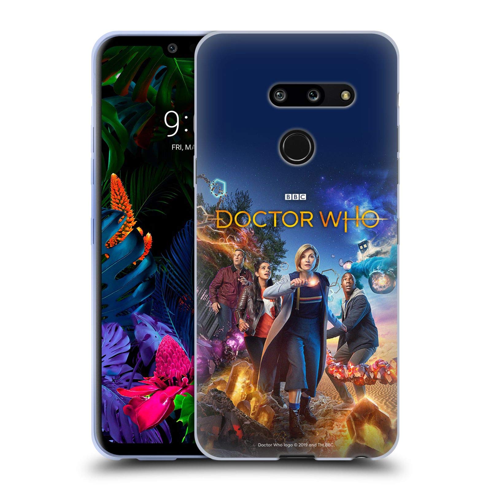 Head Case Designs Doctor Who Season 11 Soft Gel Phone Case for LG G8 ThinQ - Officially Licensed TARDIS Art Protective Cover for Fans & Collectors