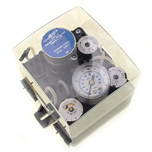 Dual Input Pneumatic Controller - High Precision Air Pressure Regulator for Industrial Automation & HVAC Systems