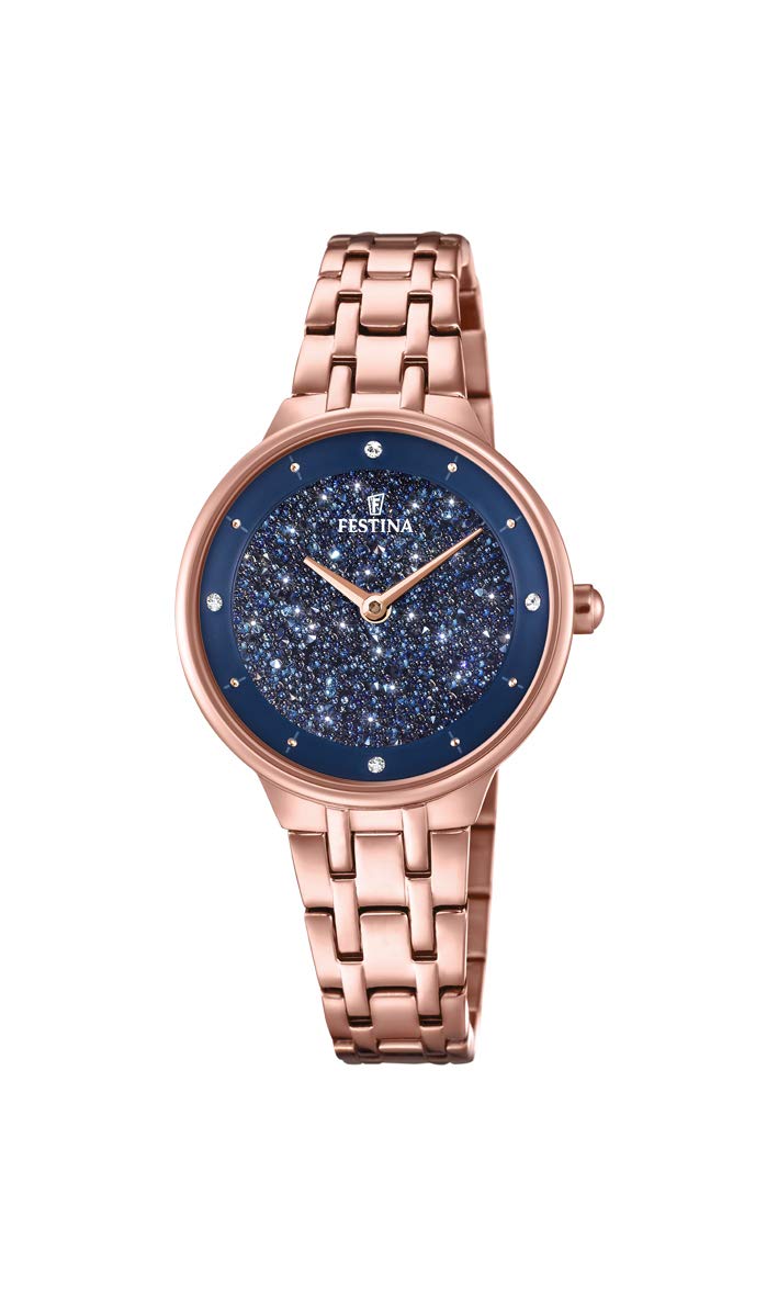 Festina Ladies Watch F20384/3 - Elegant Stainless Steel Analog Quartz Wristwatch for Women, Water Resistant & Date Display - Perfect for Office, Party & Everyday Wear
