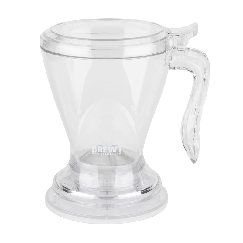 Premium BREWT Tea Infuser & Coffee Maker - Reusable Stainless Steel Loose Leaf Tea Strainer & French Press for Hot/Cold Brew - Perfect for Home, Office & Travel Use