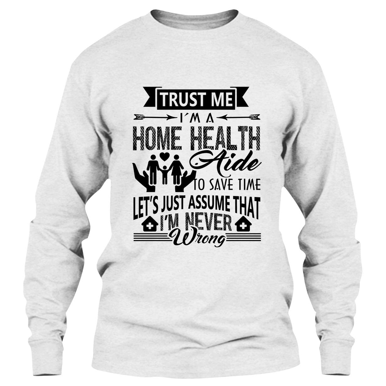 Home Health Aide T-Shirt - Funny Nursing Apparel for Caregivers | Comfortable Cotton Tee for Home Healthcare Workers & Medical Professionals | Perfect for Work, Gifts & Casual Wear