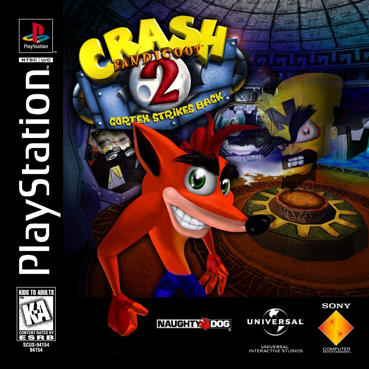 Crash Bandicoot 2: Cortex Strikes Back - Classic PlayStation Game | Action-Adventure Video Game for PS1, PS4 & PS5 | Perfect for Retro Gaming & Collectors