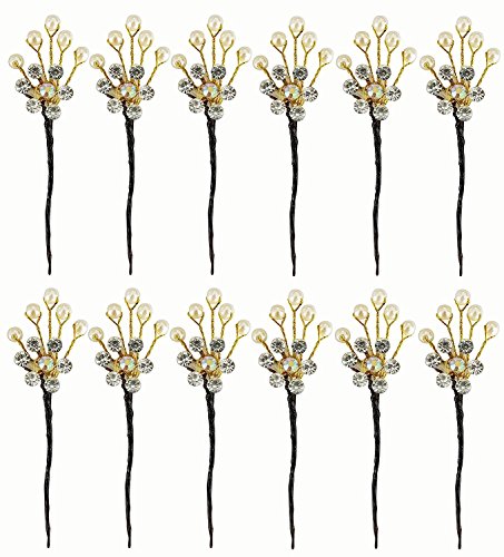 Stylish Golden Hair Clips for Women - Party Wear Accessories (10g)