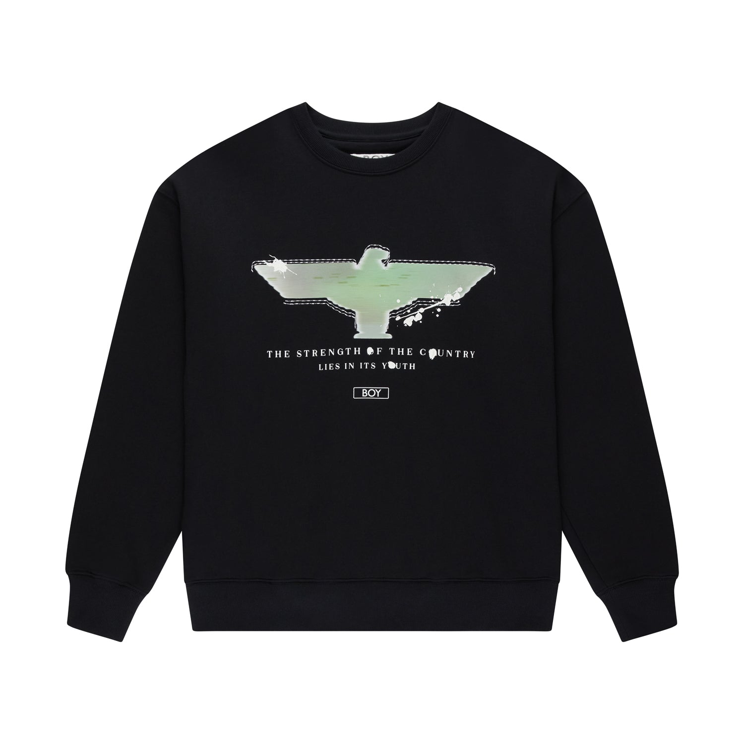 Eagle Graphic Spray Paint Hoodie - Trendy Streetwear Sweatshirt for Men & Women | Perfect for Casual Outfits, Urban Fashion & Street Style