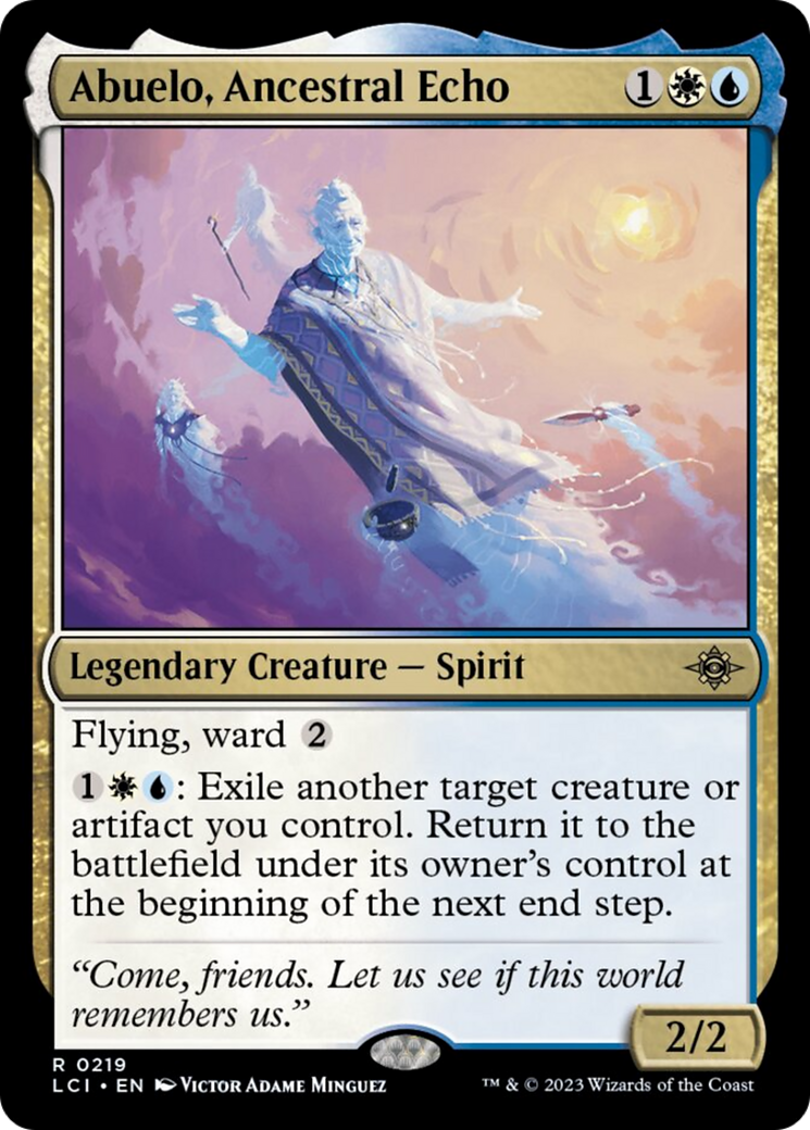 Abuelo, Ancestral Echo - The Lost Caverns of Ixalan Magic: The Gathering Card - Perfect for MTG Commander Decks & Fantasy Game Collectors