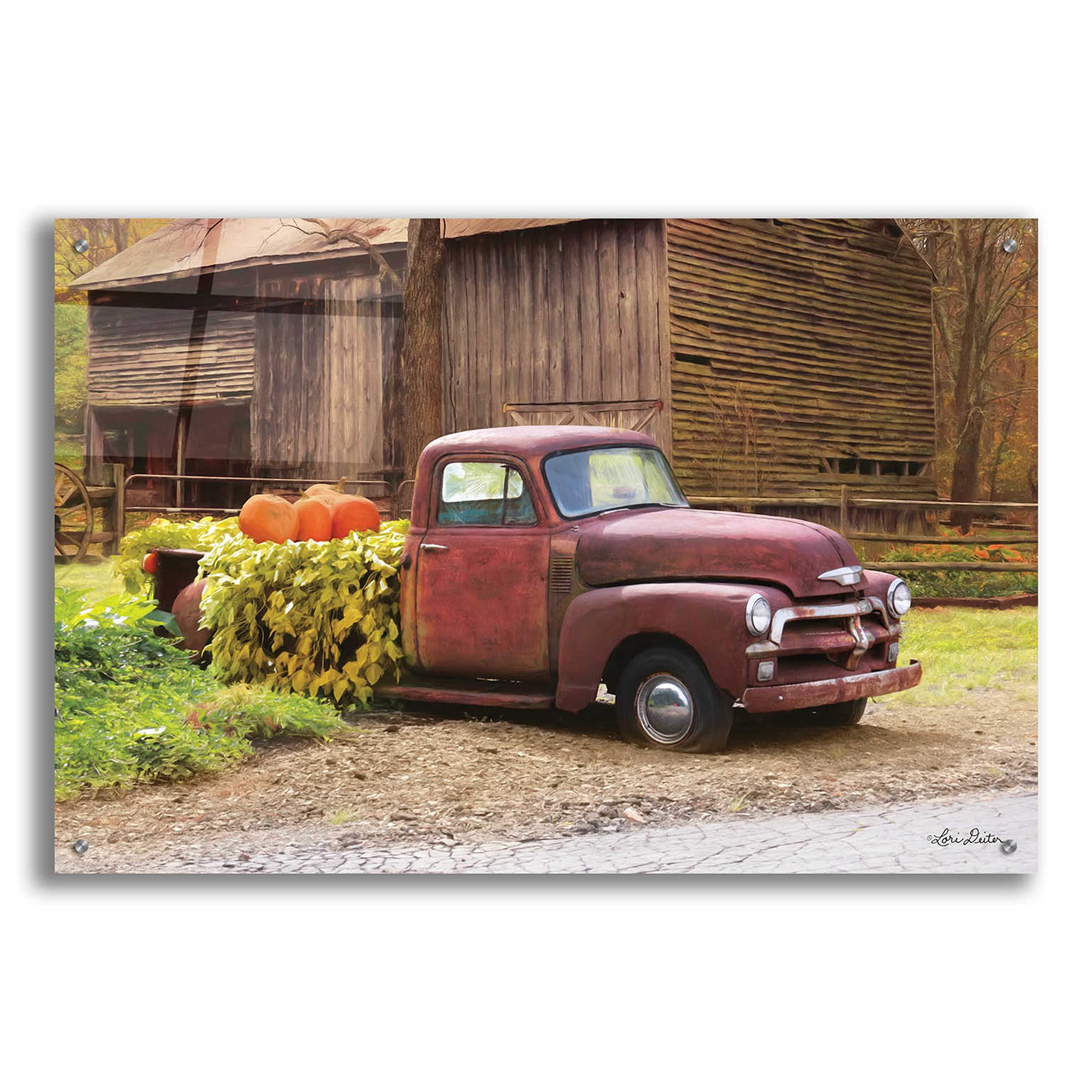 Epic Art 'Fall Pumpkin Truck' by Lori Deiter - 36