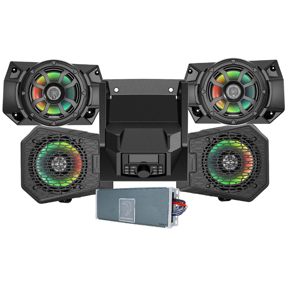 Diamond Audio MSRGRKM1 Ranger Dash Audio Speaker Kit - High-Quality Car Audio System for Clear Sound | Perfect for Off-Road Vehicles & Truck Upgrades