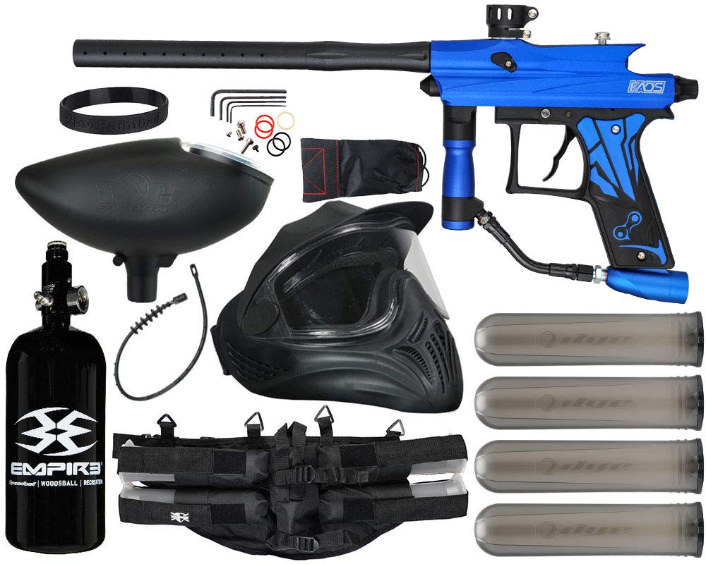 Azodin KAOS 3 Paintball Gun Kit - Legendary Performance Package for Speedball & Woodsball | Perfect for Tournament Play & Recreational Shooting