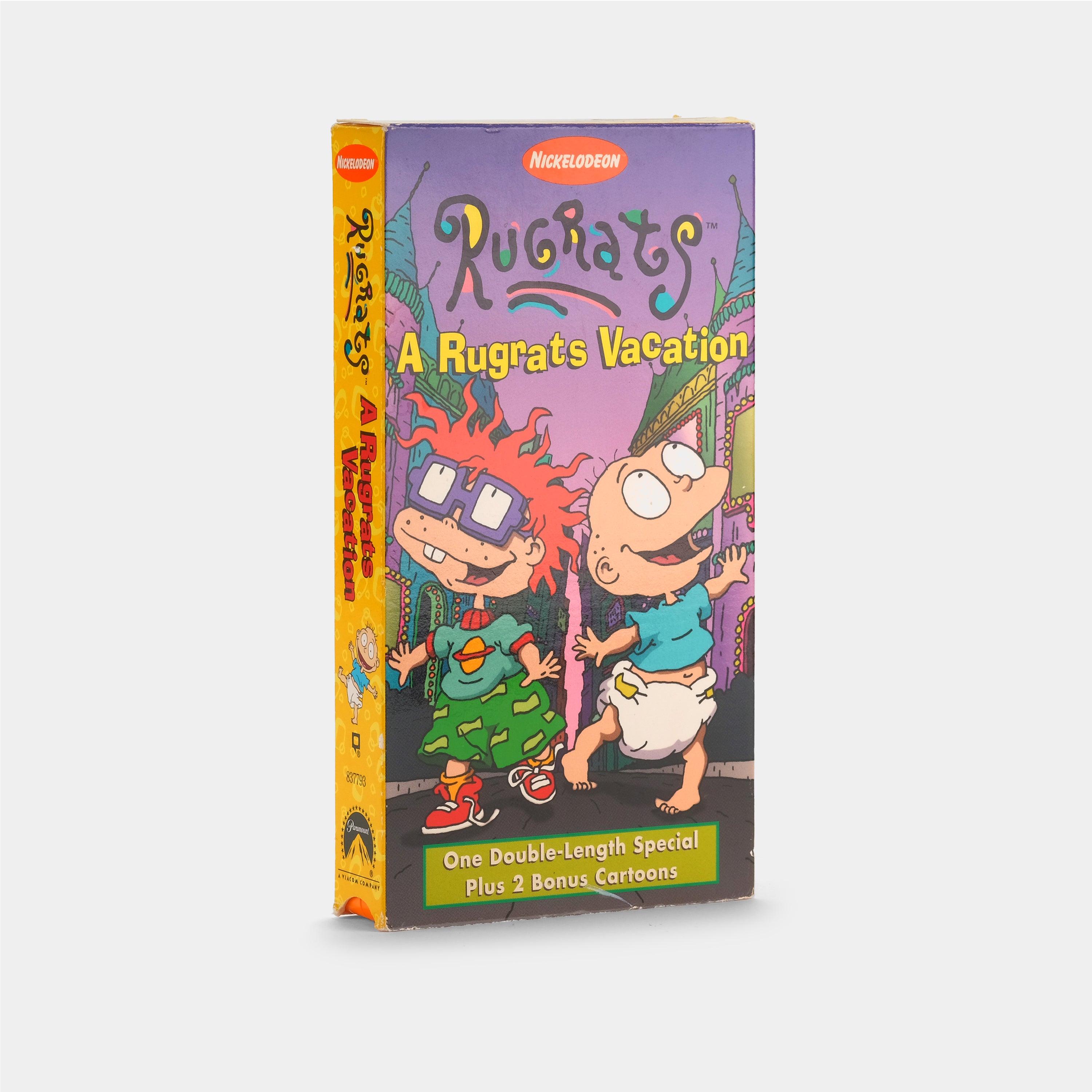 Rugrats Vacation VHS Tape - Classic 90s Nickelodeon Cartoon Collectible - Perfect for Nostalgic Viewing and Retro Home Decor