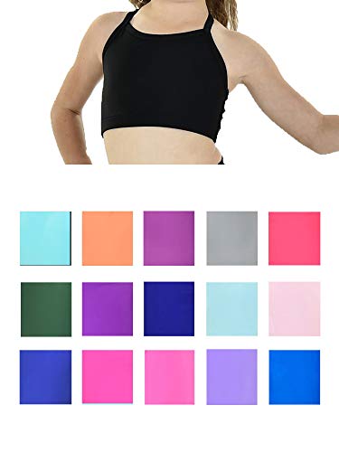 Big Girls Plum Lightweight Stylish BASIC Dancewear Camisole Bra Top 12-14 - Perfect for Ballet, Jazz & Contemporary Dance