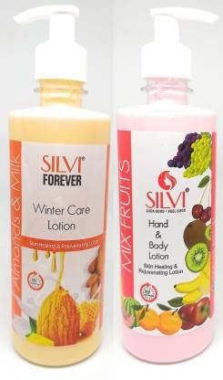 Silvi Hydrating Body Lotion - 33.8 fl oz (1000ml) Moisturizing Cream for Dry Skin - Perfect for Daily Use, After Shower & Nighttime Skincare Routine
