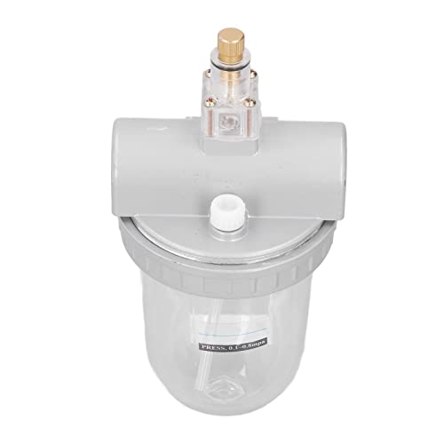 **Uxsiya Pneumatic Oil Lubricator - Aluminum Alloy High-Pressure Air Compressor Atomized Lubricator for Transmission Systems (QIU-25) - Ideal for Industrial Machinery, Automotive & Pneumatic Tools**