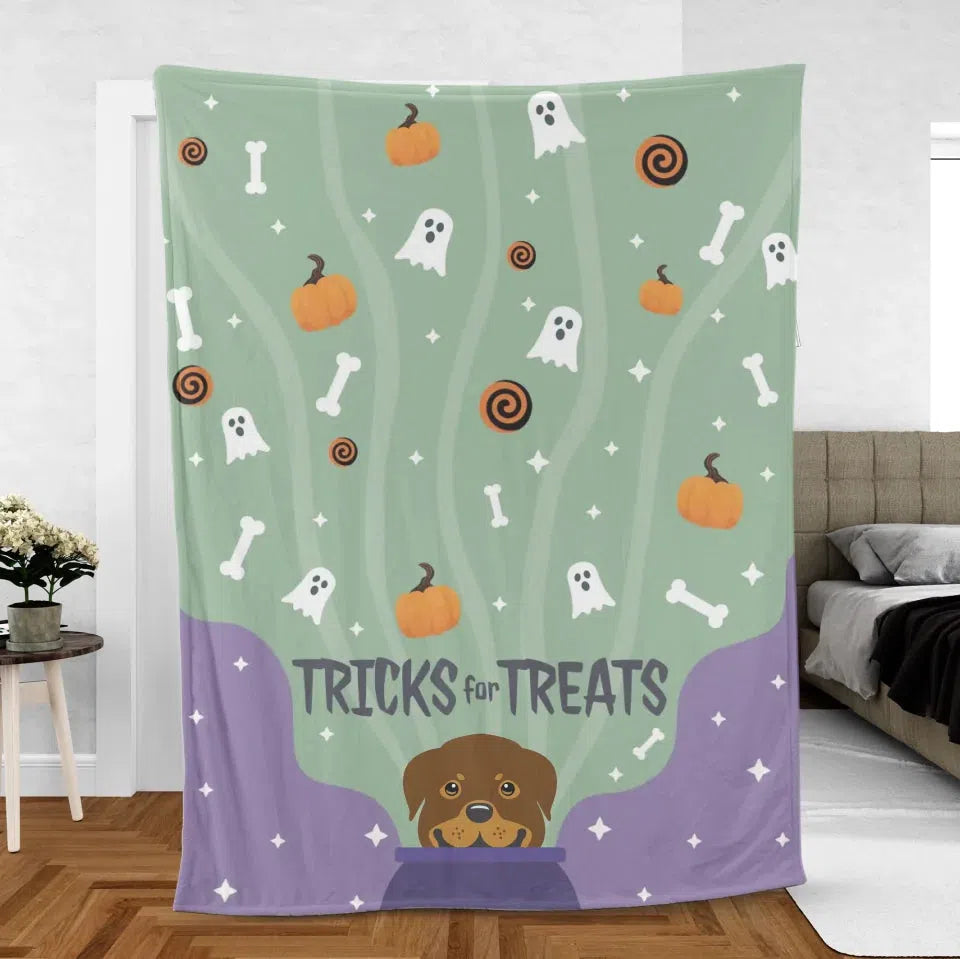 Custom Pet Icon Blanket - Personalized Pet Blanket for Dogs & Cats - Cozy Fleece Throw for Pet Lovers - Perfect for Cuddling, Gifts & Home Decor