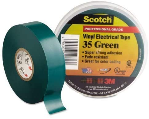 Scotch #35 Green Vinyl Electrical Tape - 3/4